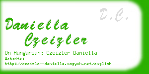 daniella czeizler business card